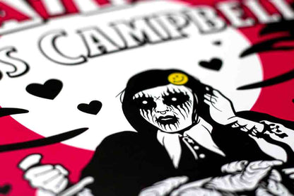 Eating Miss Campbell Signed A3 Print (Artist: Mila K) [Limited Edition /50]