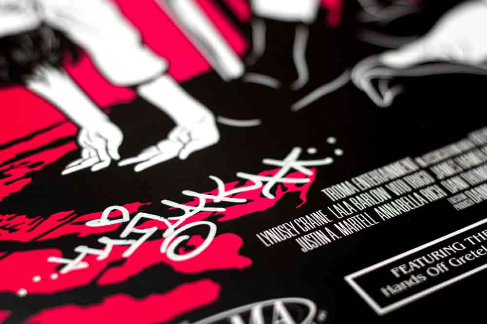 Eating Miss Campbell Signed A3 Print (Artist: Mila K) [Limited Edition /50]