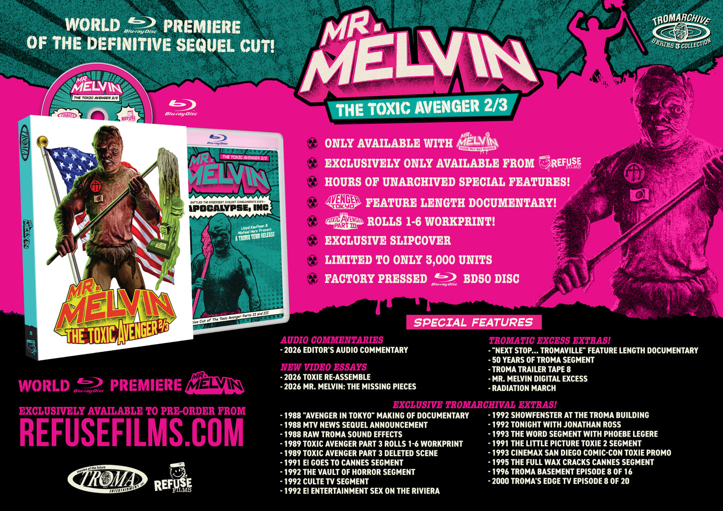 Mr. Melvin Toxie [Blu-ray] Bundle