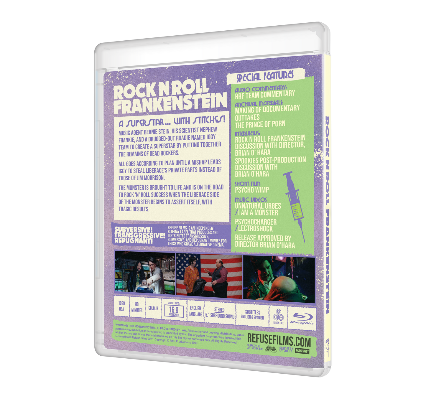 Rock N Roll Frankenstein [Blu-ray]