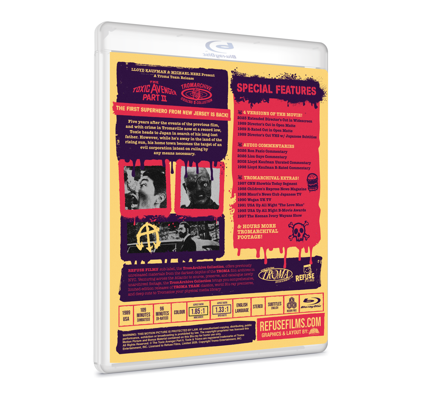 The Toxic Avenger Part II [Blu-ray]