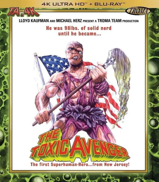 The Toxic Avenger - 4K UHD/Blu-ray [Troma Stock]