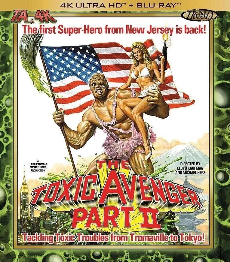The Toxic Avenger Part 2 - 4K UHD/Blu-ray [Troma Stock]