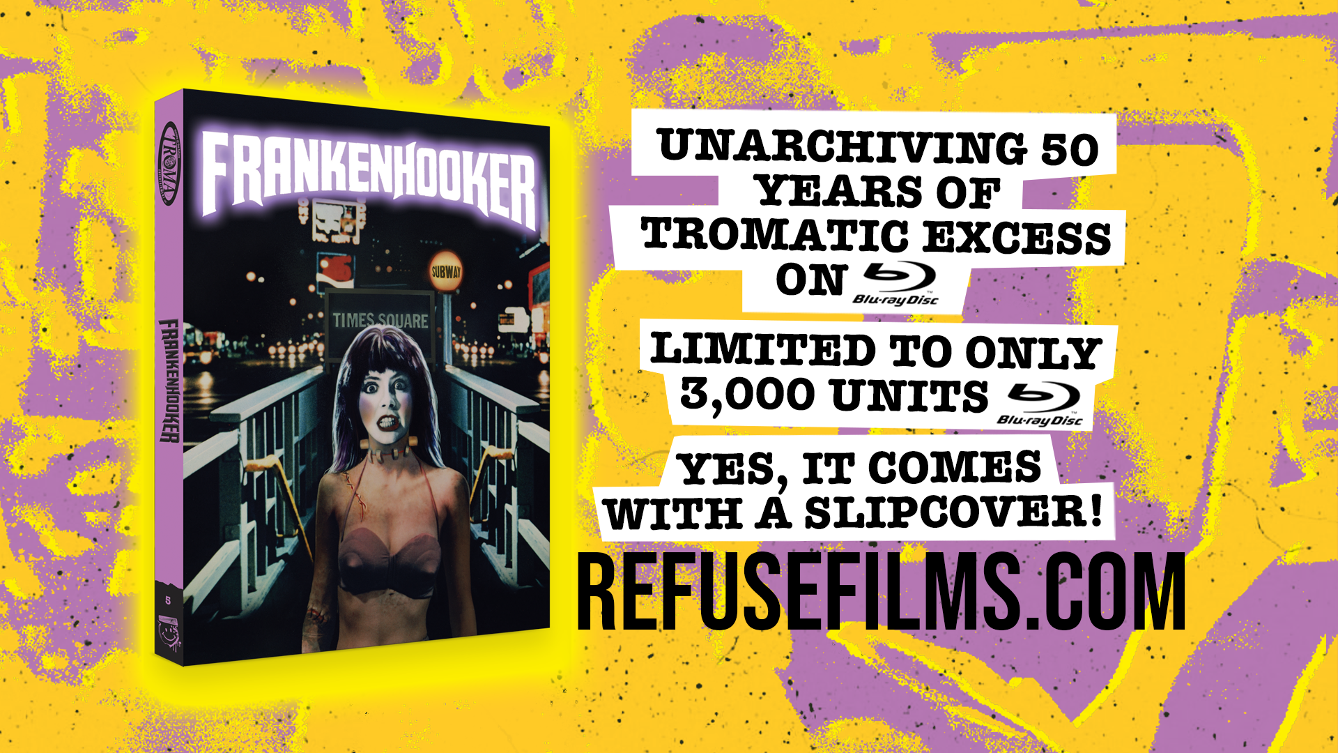Frankenhooker, Frank Henenlotter, Blu-ray, Refuse Films, TromArchive Collection